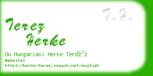 terez herke business card